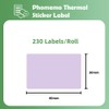 Phomemo M110 M120 M200 M220 M221 Label Maker Tape Thermal