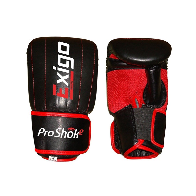 Exigo Boxing Club Leather Bag Mitts, Size- L/XL