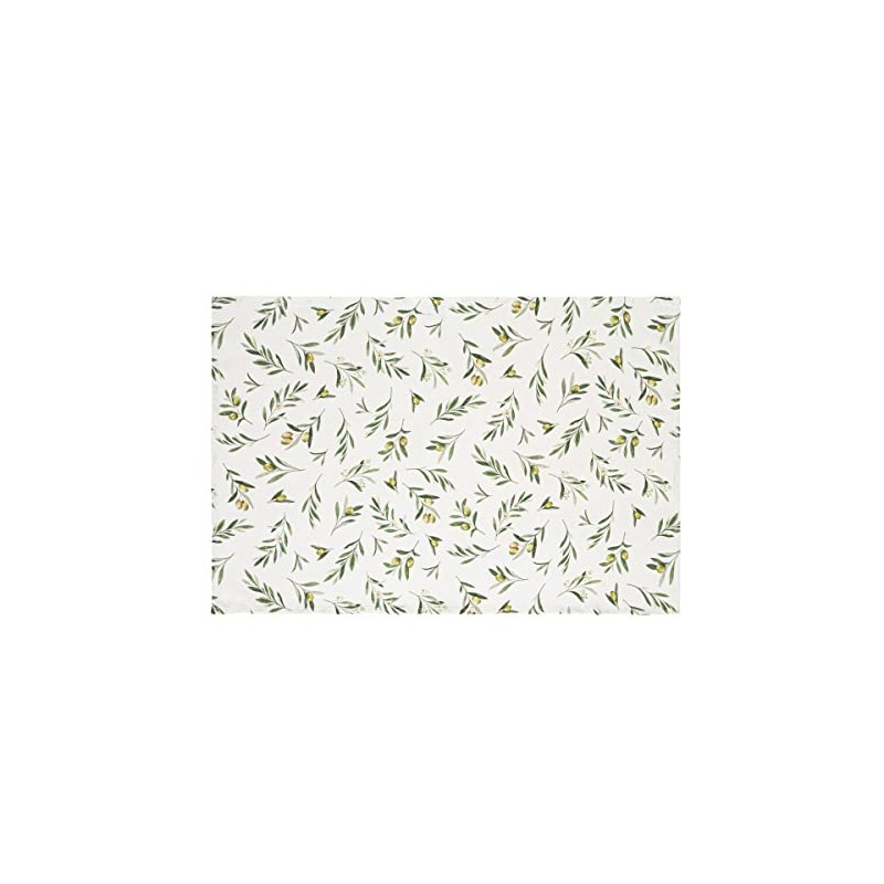 Coucke Olive Tea Towel, Cotton, 50 x 75 cm