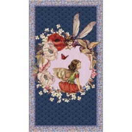 Michael Miller Elderberry Flower Fairies - Digital DDC8061 Multi 24" Panel