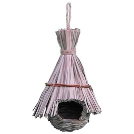 Dehner Natura Floki Wild Bird Nest Bag Diameter 16 cm Height Approx. 26 cm Natural Material