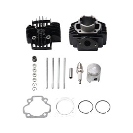 MOFANS 40mm Cylinder Piston Top End Rebuild Kits Fit for Yamaha PW50 1981-2012 2013 2014 2015 2016 2017 2018 for YT60 Tri-Zinger 1984 1985 for YF60S 4-Zinger 1986 49CC Engines