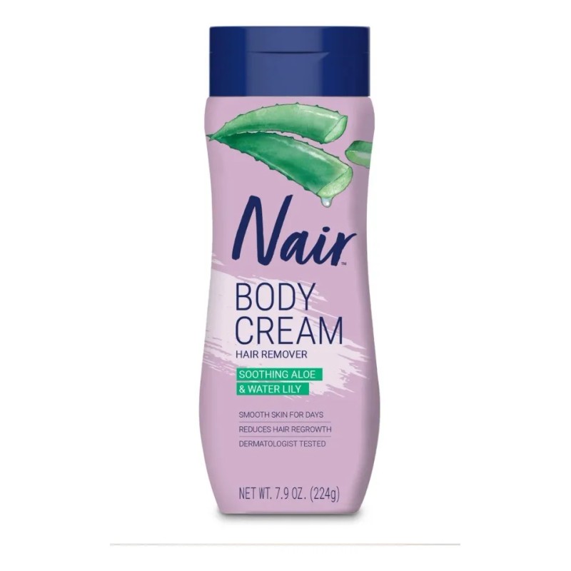Crema Depilatoria Nair Con Aloe Vera Piel Suave Vello Grueso