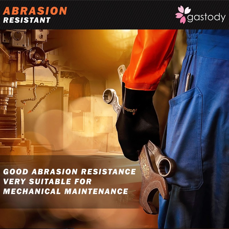 Gastody™ - Chemical Resistant Gloves Extra-long 27.5" - Long Rubber