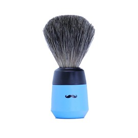 Shaving Brush- Pure Badger- 21mm- Hand Made in Germany (Blue/Black)