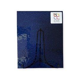 Wissmach Stained Glass Sheet : Midnight Blue English Muffle (8"x12"-1 Sheet) | Curated by BiNARi Glass