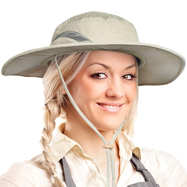 Solaris Reflective Sun Hat for Women, UPF 50 UV Sun