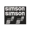 Transparent Large Simson S51 B Sticker IFA Electronic DDR Trend