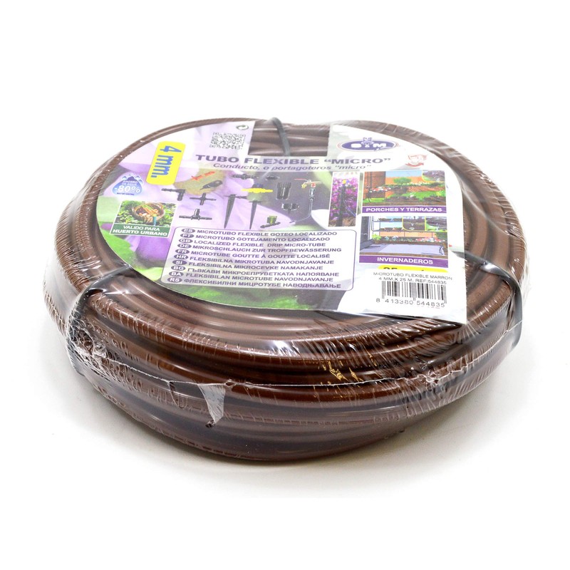 S&M 544835 Flexible micro tube 4 x 6 mm Brown