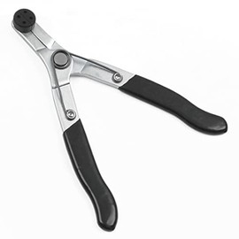 Koshihara L236 Brake Piston Remover, Brake Piston Pliers, Caliper Piston Removal Tool for Motorcycles, Brake Caliper Piston Pliers, Range 0.7 - 1.7 inches (18 - 42 mm), Total Length 7.3 inches (185 mm), Made in Taiwan