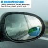 Car Rearview Mirrors Adjustable Reversing Auxiliary Mirrors polygon Green Framed