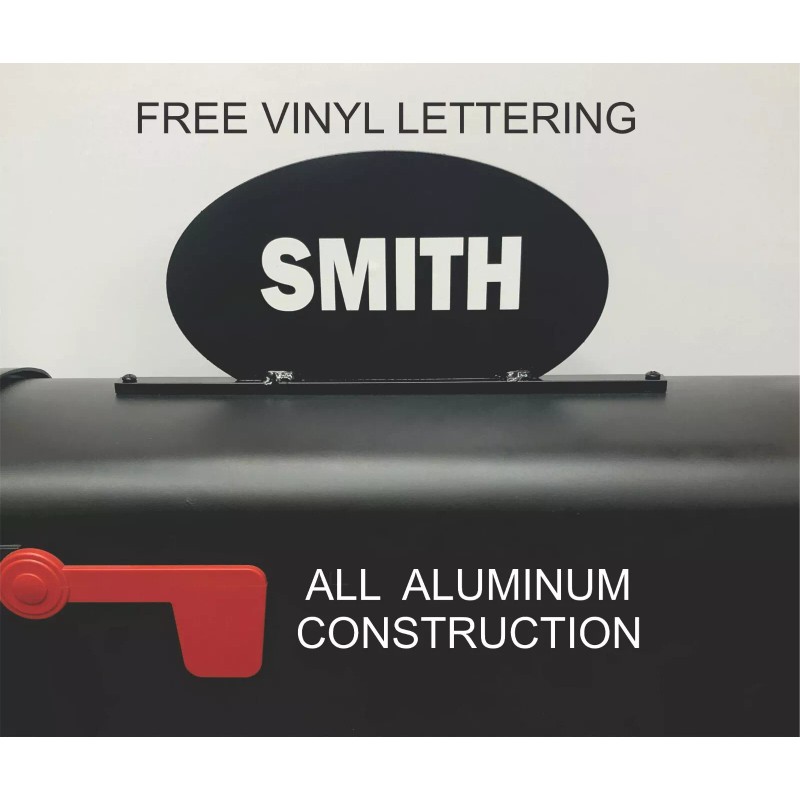 TM CUSTOM FABRICATING OVAL MAILBOX TOPPER MB57