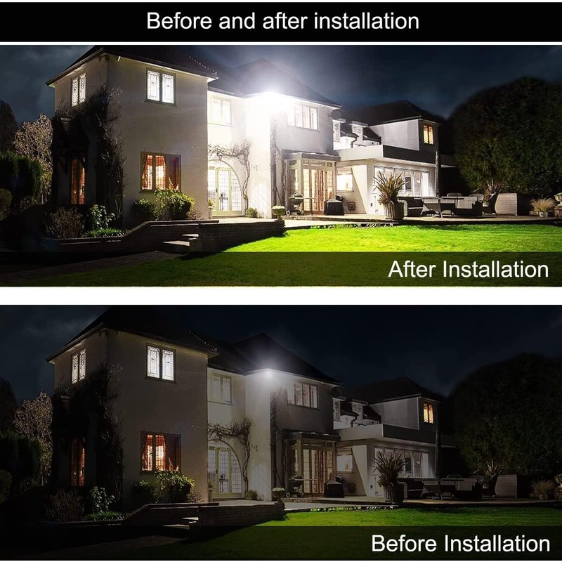 2Pack LED Flood Light Outdoor,150W LED Work Light 15500lm with