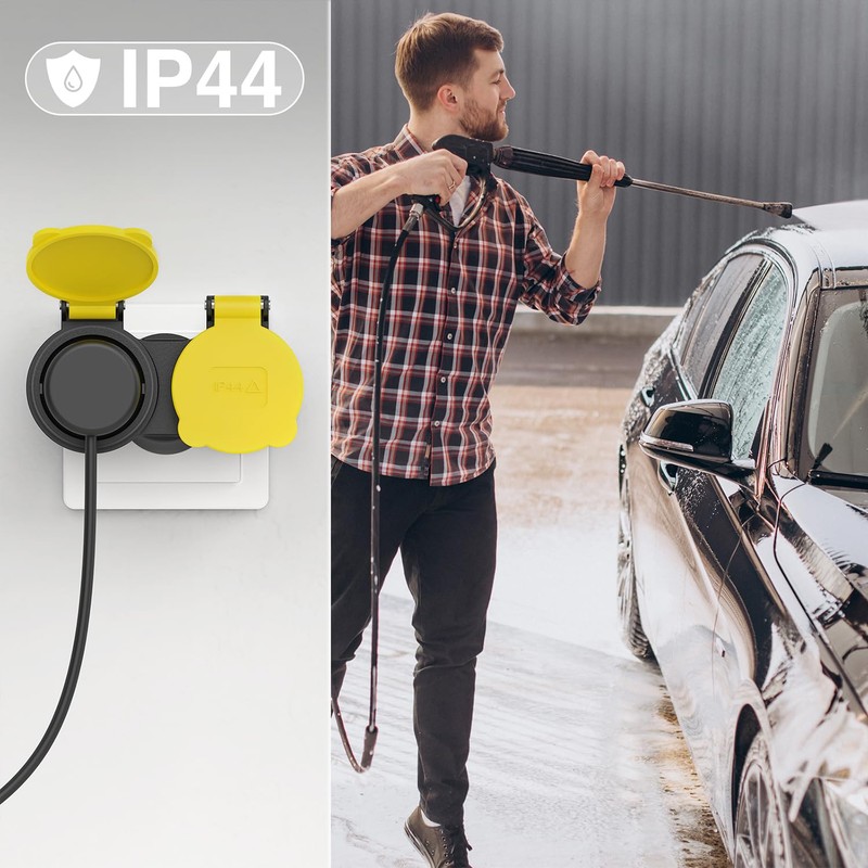 Double Socket Outdoor, Outdoor Socket Adapter Double Socket Multiple Socket