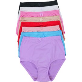 ToBeInStyle - Paquete de 6 bragas de cintura alta para mujer, Paquete de 6 surtidos audaces, XXL