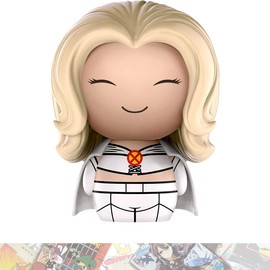 Emma Frost: Dorbz Vinyl Figurine Bundle with 1 Comics Theme Compatible Trading Card (217-11672)