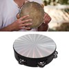 Tambourine Double Row Jingles Drum Metal Bell Handheld Drum Kids