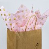 MR FIVE Pink with Gold Star Tissue Paper Bulk,20" x