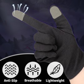ENPOINT Ultra-Thin Touch Screen Stickers for Gloves, Motorcycle Gloves Touchscreen Stickers, Sensitive Mobile Gaming Accessories for PUBG Call of Duty Mobile Legends, Pack of 20