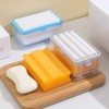 2pcs Foaming Soap Box Holder, BetterJonny 2 in 1 Soap
