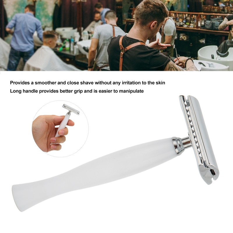 Safety Razor Double Edge Safe Accurate Shaving Simple Operation Practical