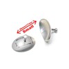 Medfort-Instruments Corneal Eye Shield Protector Stainless Steel with holding Point,