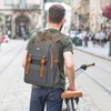 KONO Men's Backpack Portability Travel Backpack Waterproof with Adjustable Buckle