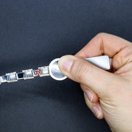 Fablinks Italian Charm Bracelet Tool, Stainless Steel Charms Opening Tools, Easy Opener Compatible with Standard 9mm Link Bracelets