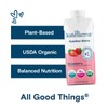 Kate Farms Organic Nutrition Shake, Strawberry, 16g Protein, 27 Vitamins