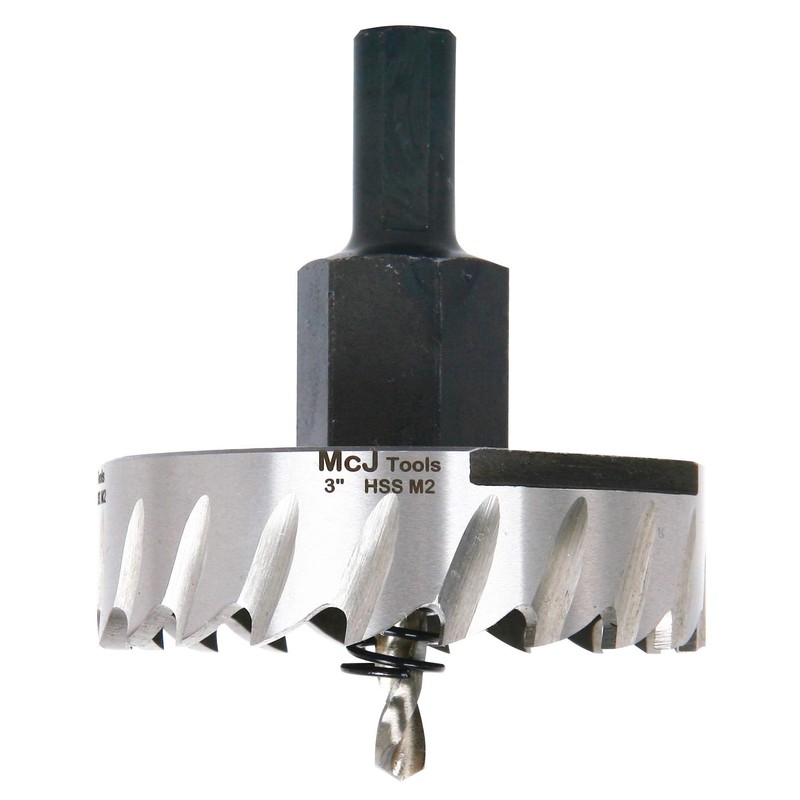 McJ Tools 3 Inch HSS M2 Drill Bit Hole Saw