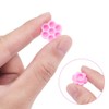 200 Pcs Eyelash Glue Rings Time ArRord Delayed Plum Blossom