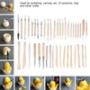 42Pcs Clay Tools Set Pottery Sculpting Carving Trimming Scraper Knife
