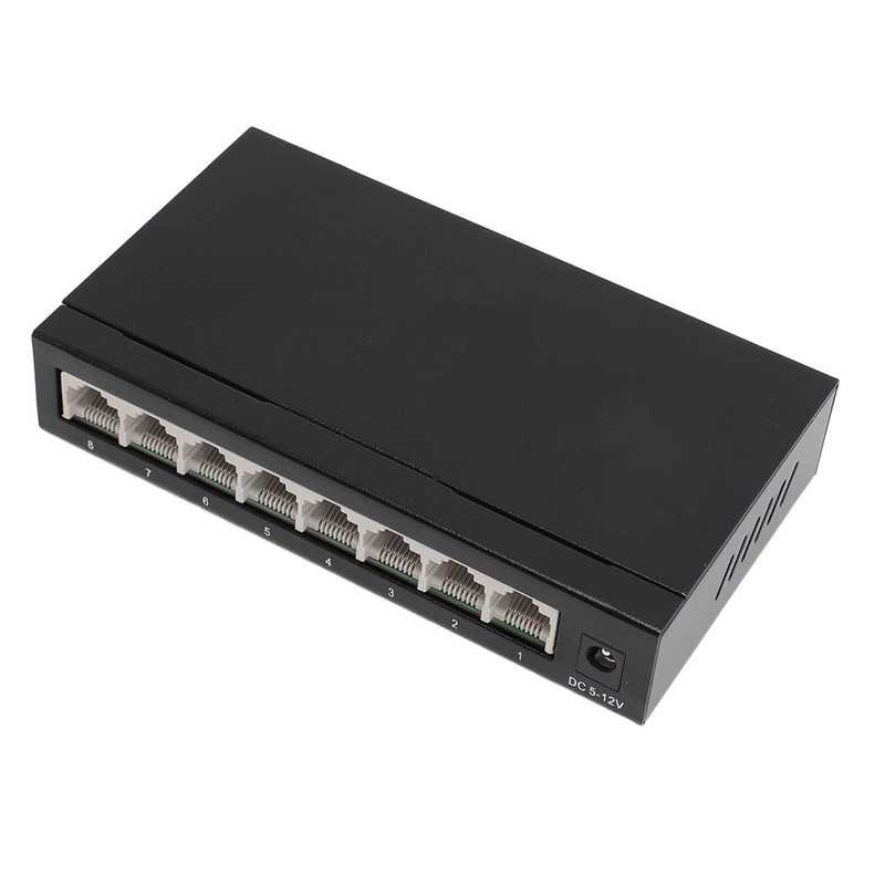 Fast Ethernet Switch 8 Ports 10 100 1000Mbps Anti Thunder