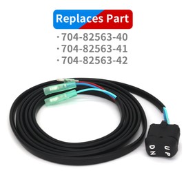 QuickMarine 704 82563 41 Boat Trim & Tilt Switch Assembly for Yamaha 704 Single Engine Control Handle Replaces 704-82563-40 704-82563-41