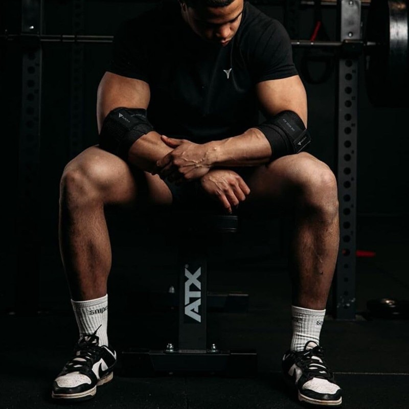 Burzka Par Coderas Venda Elástica Premium Gym Crossfit Levantamiento de