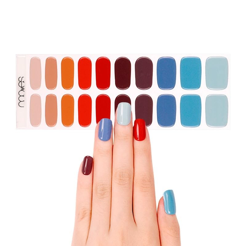 NOOVES NAILS Premium Precurry Gel Nail Wraps - Melody |