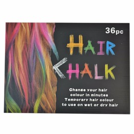 Weddecor Step Disposable Party 6 Colors Hair Colouring Chalk Non-toxic Tool, 2, 36