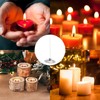 Stoppini per Candele con Supporto 500 Pezzi Stoppino per Candela