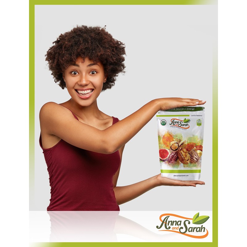 Anna and Sarah Organic Dried Mango 1 Lb, No Sugar