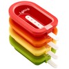 Lekue Popsicle Mould Stackable 4 Pieces, Multicolour, 3400221S01U150 10.5 x