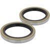 [2-Pack] 15192TB - Double Lip Grease Seal - Inner Diameter: