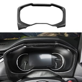 yboueo for RAV4 Accessories Center Console Dashboard Panel Trim Compatible with Toyota RAV4 2023 2022 2019 2020 2021 Interior Carbon Fiber Color Console Decorative Cover Trim