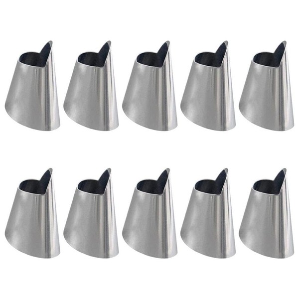 Healvian Finger Guards for Cutting 10 Pcs Stainless Steel Finger
