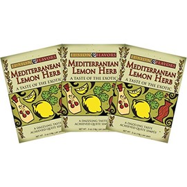 Fusion Flavors Olive Oil Dipping Spices (Mediterranean Lemon Herb 3 Pack)