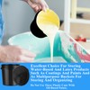Acrux7 8 Pack 1 Quart Plastic Paint Buckets, Empty Paint