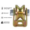 Skelang V Groove Caster 1.25 inches, Sliding Gate Wheel, Rigid