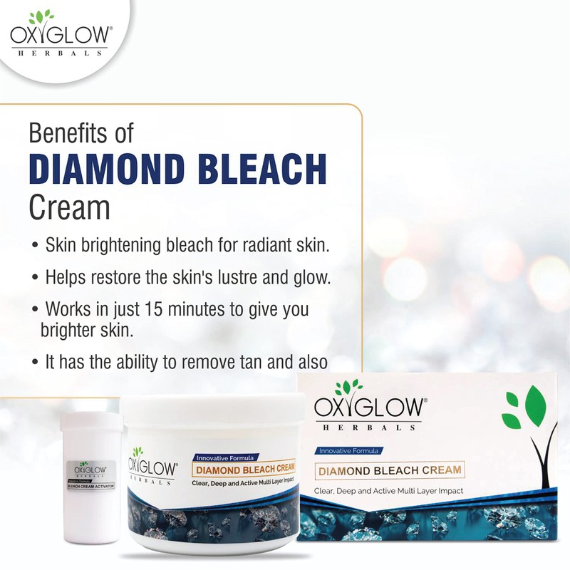 Oxyglow Diamond Bleach Cream, 240g