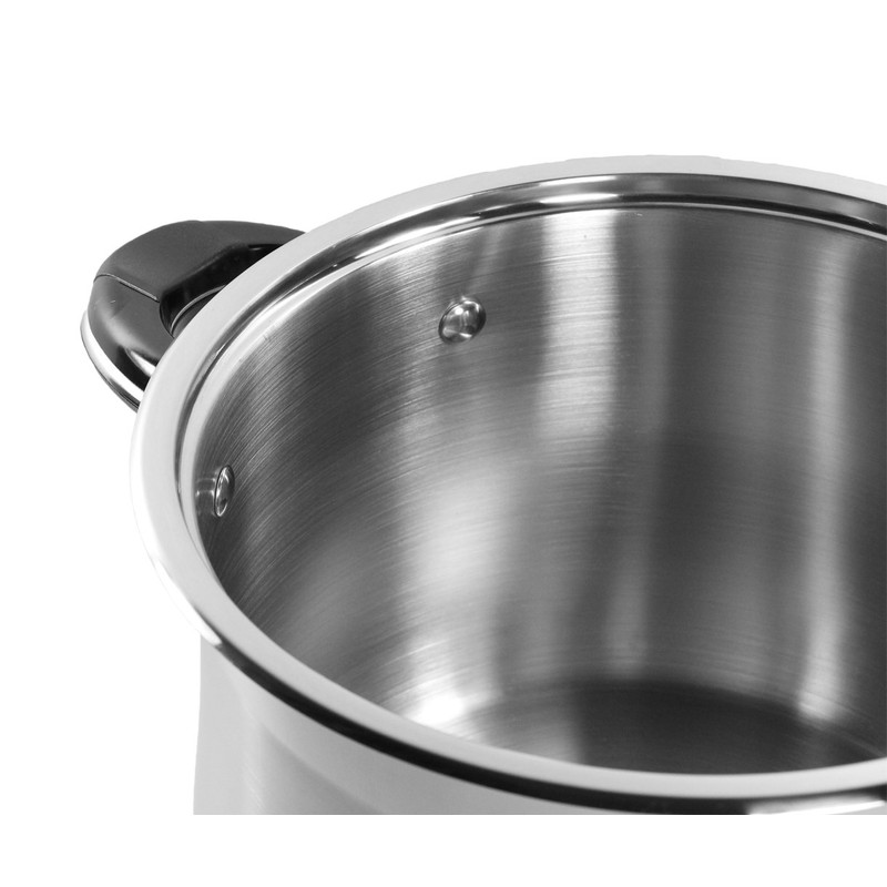 10 Qt Stock Pot 18/10 Stainless Steel Super Double Capsulated
