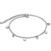 Laopipfu 1 Adjustable Waterproof Anklet For Women, 316L Stainless Steel