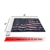 Motorcycle Flag 6x9,Antique American Flag,Double-sided Double Sewing Motorcycle USA Flag